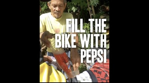 Motors run on #pepsi in the #philippines