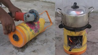The Best Idea To Make A Mini Cement Stove From The Old Bottle | Creative Idea by WiN REACH