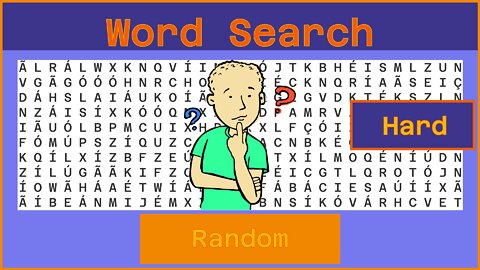 Word Search - Challenge 10/04/2022 - Hard - Random