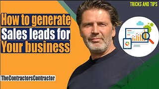 One time investment for all the leads you will ever need | how to generate leads for your business