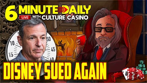 Disney SUED Again - 6 Minute Daily - Every weekday - February 21st