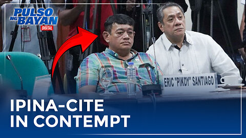 Sen. Bato, uminit ang ulo; Pikoy Santiago, ipina-cite in contempt dahil sa kasinungalingan