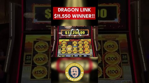 DRAGON LINK $11,550 WINNER #slots