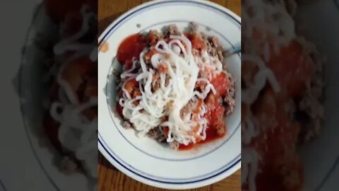 keto low carb spaghetti | keto low carb meal idea #10 #shorts