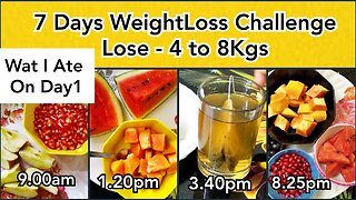 How To Lose Weight Fast 4Kgs In 7 Days || DAY 1 Diet Plan || GM Diet || Quick & Healthy WeightLoss