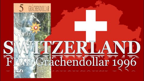 Bank Note: Switzerland 5 Grächendollar 1996