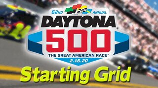 2020 Daytona 500 Starting Grid