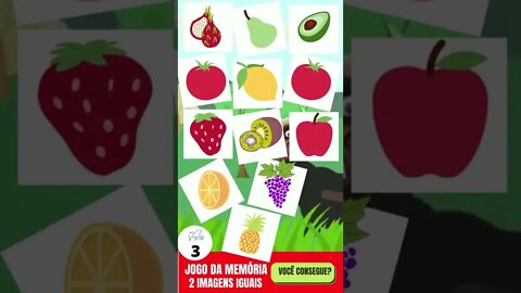 JOGO DA MEMÓRIA | # 012 | ATIVE SUA MEMÓRIA | TESTE SUA MEMÓRIA FOTOGRÁFICA COM ESSA BRINCADEIRA