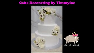 Decorating a Beautiful Real Flower Cake - Jisoo Parody