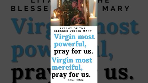 Virgin most powerful, pray for us #shorts