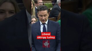 A turkey during Liberal years is a skimpy little thing that looks like it's been taxed to death