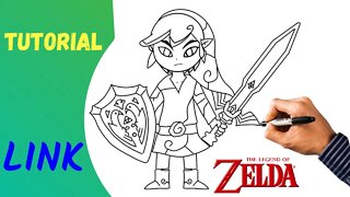 Como Desenhar o Link de The Legend of Zelda | Parte 2