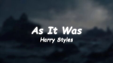 Harry Styles - As It Was (Lyrics)