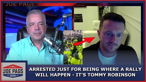 Arrested Just For Being There -- Tommy Robinson Explains