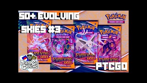 50+ Evolving Skies Packs! Who predicted this?! PTCGO #3