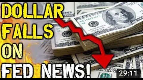 Dollar FALLS To 5 Month LOW! What You NEED To Know About Fed's CRAZY Statement!