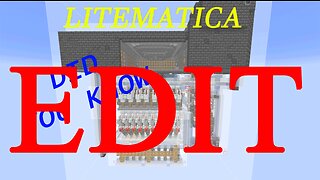 Minecraft LiteMatica (Did You Know) Editing