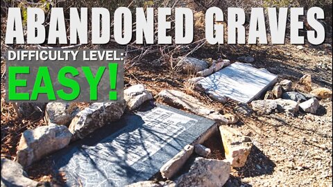 Easy 4x4 Trail In Southern California - Abandoned Graves At Red Cloud Mine - Gravesite In The Desert