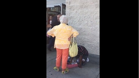 Kind-Hearted Man Buys All The Candy From Boy That Was Harassed By Old Lady