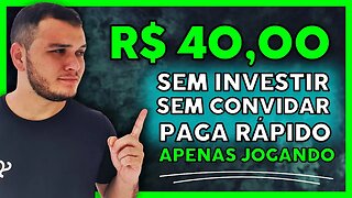 [GANHE R$40,00 POR DIA GARANTIDO] APP de JOGO que GANHA DINHEIRO DE VERDADE via PIX em 2023