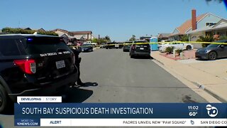 Suspicious death investigation occurs in South Bay neighborhood