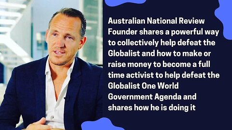 ANR Founder Shares a Powerful Way to Collectively Help Defeat the Globalist...