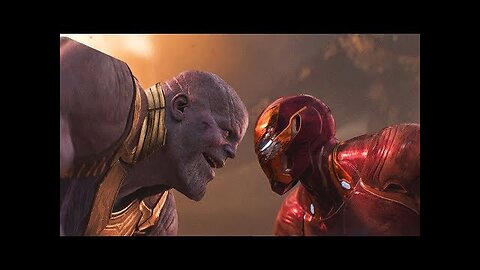 AVENGERS INFINITY WAR Iron Man Vs Thanos Fight Scene 4K Movie Clip