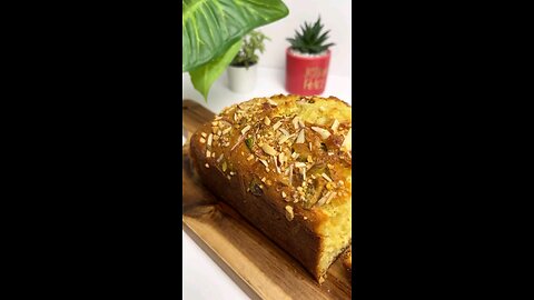 RASMALAI TEA CAKE | #rasmalaicake #rasmalai #dryfruitcake #bakerystyle #teacake #loafcake #bakingfun