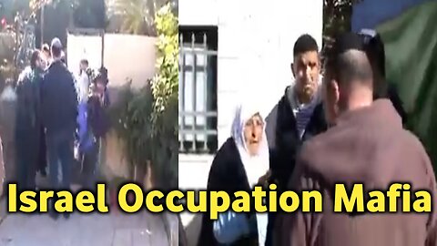 Displacement of Elderly Palestinian Woman from Ancestral Home by Israeli Occupiers