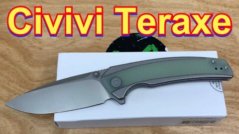 Civivi Teraxe flipper Steel frame lock flipper knife !