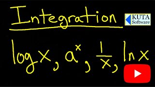 Integral of logs and exponents