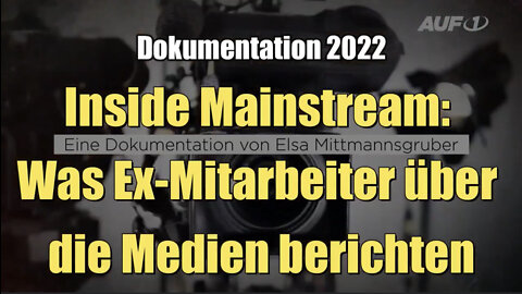 Inside Mainstream: Was Ex-Mitarbeiter über die Medien berichten (AUF1 I 24.08.2022)