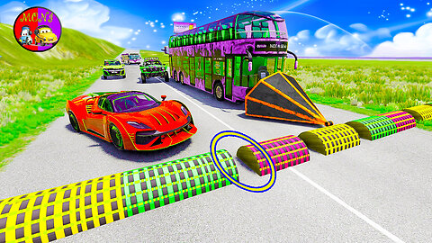 Cars vs Unfinished Speed Bump #15 BeamNG.Drive