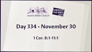 Through the Bible 2022 (Day 334)