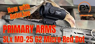 **NEW** Primary Arms SLx MD-25 w/AUTOLIVE 25mm Microdot with ACSS-CQB Red Dot Reticle