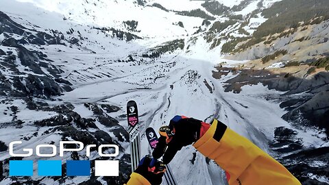 GoPro: Ski BASE POV - Matthias Giraud Skis Off of a Cliff