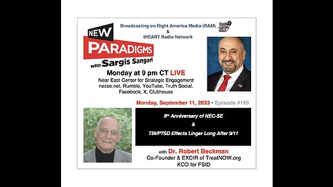 Dr. Robert Beckman- EXDIR TreatNOW.org, 9:11 TBI:PTSD Effects, New Paradigms w:Sargis Sangari EP 165