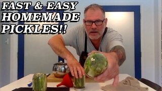 EASY HOMEMADE PICKLES | Chomp Chomp Chewy