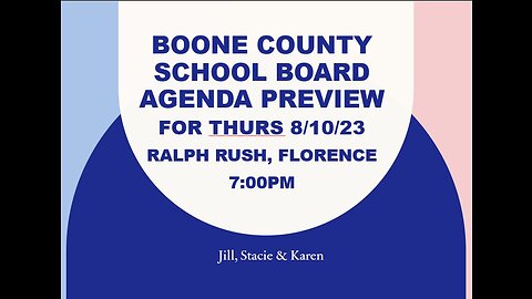 BCSB 8.10.23 Mtg Preview-They are raising your taxes Boone Co.!