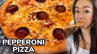 🍕 Homemade Pepperoni Pizza | RACK OF LAM