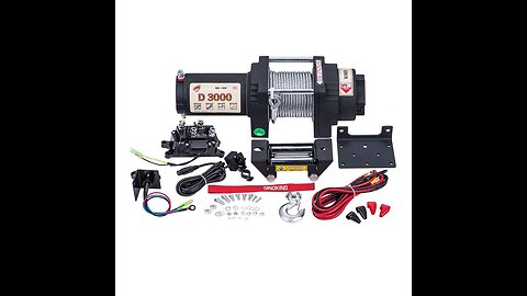 Review Sponsored Ad - ZEAK 12000 lb Electric Truck Winch DC Synthetic Rope, Waterproof Off Road...