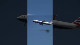 British Airways Departs Forest Fire 2 KM Away