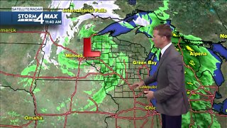 More rain moves into the area Wednesday afternoon