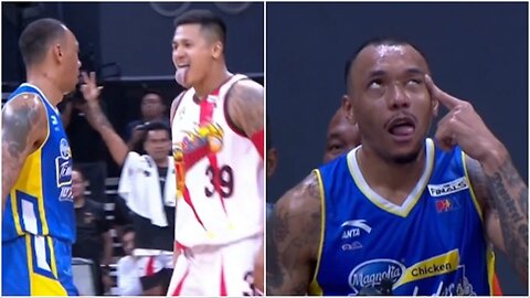 Jericho taunts Abueva; Abueva taunts Coach Jorge!