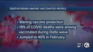 COVID-19 deaths in vaccinated people grows, but boosters significantly lower risk