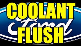 Ford Taurus / Mercury Sable Coolant Flush With No Jack 2000-2007