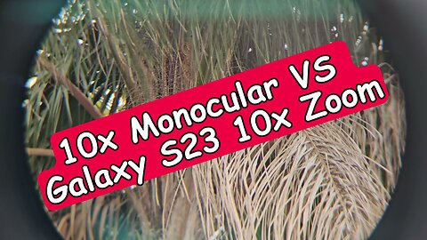 10x Monocular vs Samsung Galaxy S23 Ultra: Zoom Comparison