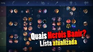 QUAIS HERÓIS BANIR, META BAN • JULHO 2020 | Mobile Legends