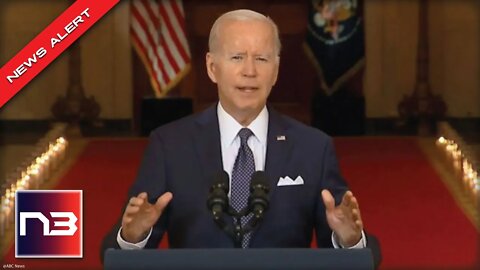 People Saw Flickering Thing Behind Biden When He Called to Reinstate The 1994 Assault Weapons Ban