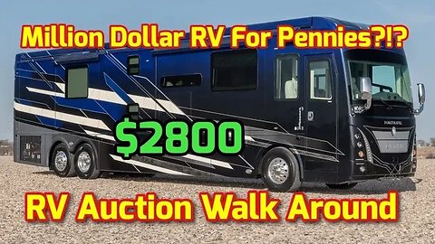 So Many RV's At Auction Cheap, Copart Walk Around, Did I 🤮